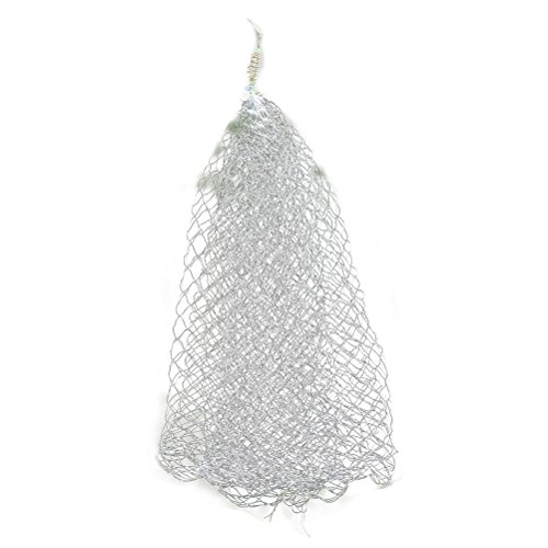 WINOMO Casting Fish Net Cast Net Bait Trap Canna da pesca Casting Net Swivel Fishing Tackle (9 Mesh)