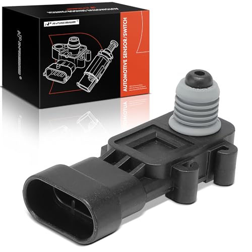 A-Premium Fuel Tank Pressure Sensor Compatible with Chrysler Dodge Jeep & Ram - 200 300 Town & Country Challenger Charger Dart Grand Caravan Journey Cherokee Compass Patriot Wrangler