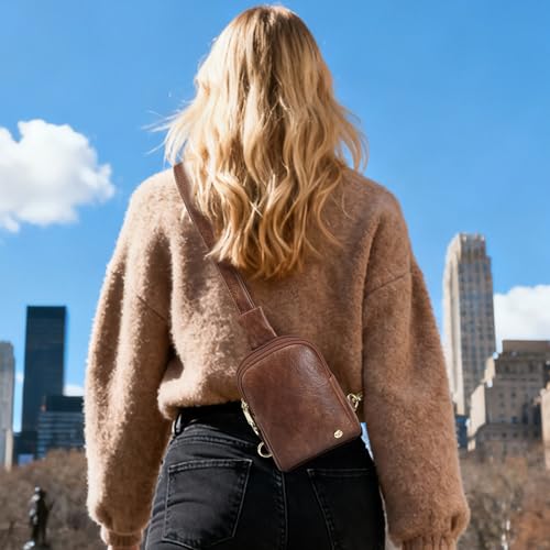 Image of INICAT Lightweight Small Crossbody Sling Bag for Women | Mini Travel Purse,Multi-pocket with Card Slots,Durable Vegan Leather,Everyday Carry