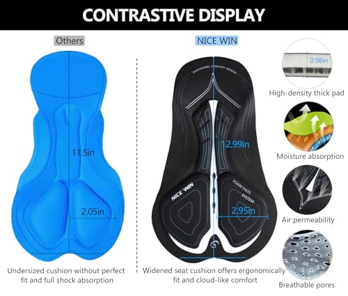 Image of Men's Cycling Shorts Bike Padded Motorcycle
