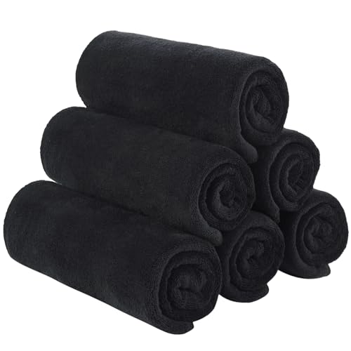 SINLAND Microfiber Camping Towels Super Absorbent Compact Travel Towel Ultra Soft Quick Dry Gym Towels for Sports Beach Swimming Backpacking Hiking and Yoga 6 Pack 16 Inch X 32 Inch by SINLAND - Used condition - US$20.46