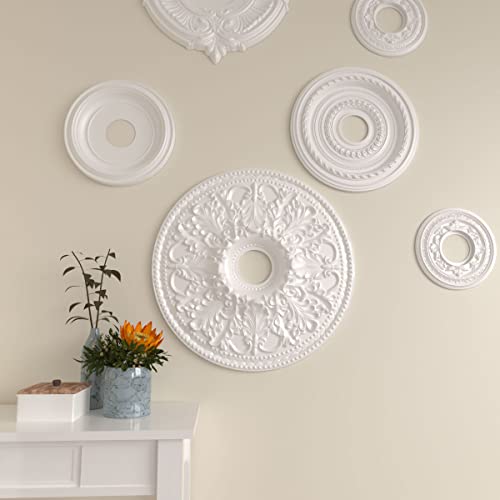 Ekena Millwork CM23AS 23 7/8" OD X 4 1/8" ID Ashley Ceiling Medallion by Ekena Millwork - Image 6