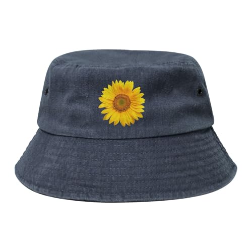 Sunflower Bucket hat - Cotton Sun hat - Unisex