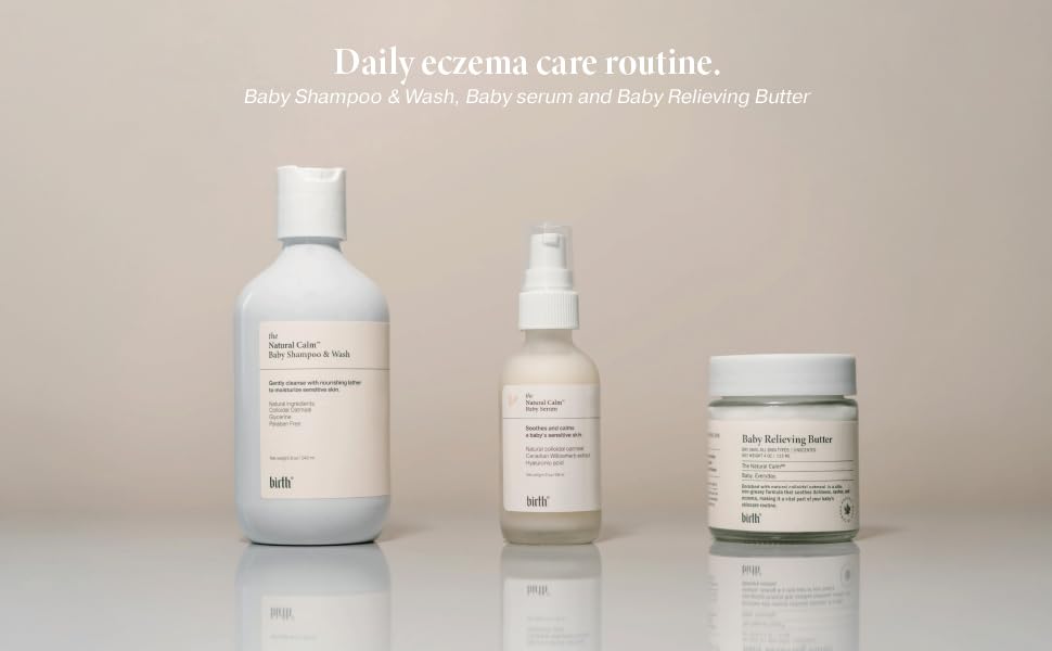 Miniatura 9 de BIRTH SKINCARE Champú y lavado para bebés, 2 en 1, fórmula de avena coloidal y aloe vera de limpieza suave para bebés, calmante y equilibrado con