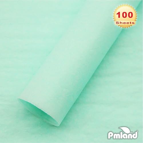 Miniatura 41 de PMLAND - Papel de regalo de calidad superior, 15 x 20 pulgadas, 100 hojas Azul Aqua