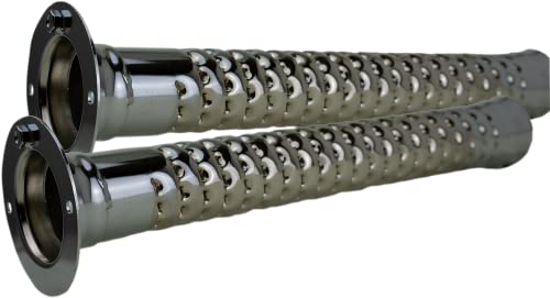 Khrome Werks 1860-1818 202712P Hp-Plus® Louvered High Performance Baffle Inserts #TOP2