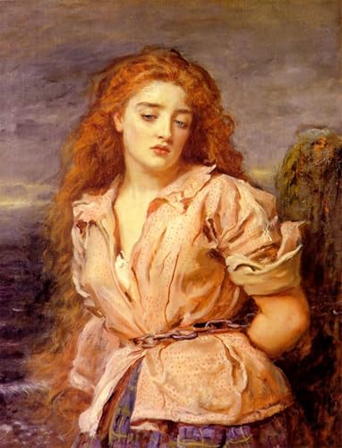 Affiche Artistique le Matyr du Solway de Millais Toile Salon 60x90
