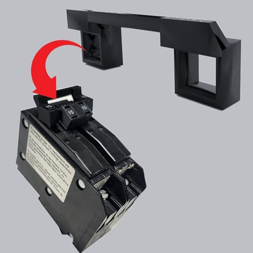 Bridas de mango corrigen desajuste en disyuntor Quad Tandem QO unión exterior QOTHTCP 10 piezas 4