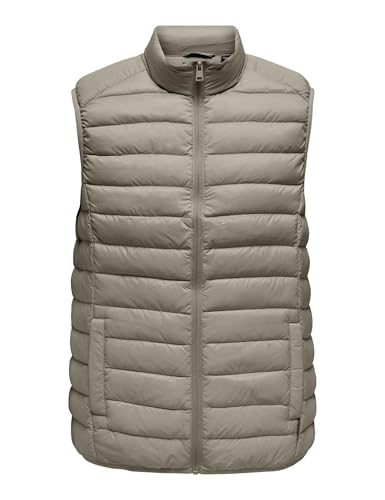 Chaleco acolchado Only & Sons Onsgavin chaleco ligero hombre ropa de abrigo sin mangas acolchada