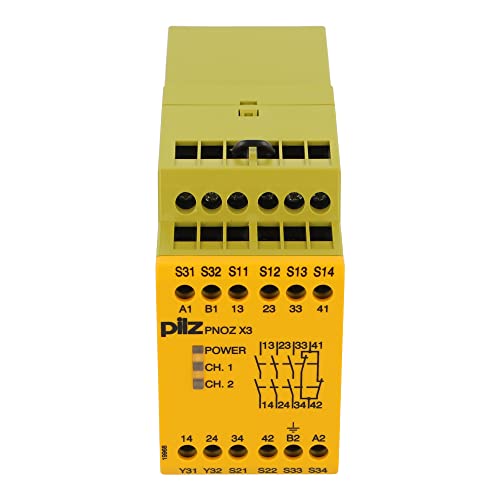 PNOZ X3 110VAC/24VDC | 774314 | 774314 | PILZ 774314 Safety Relay PNOZ X3 110VAC 24VDC 3N/O 1N/C 1SO