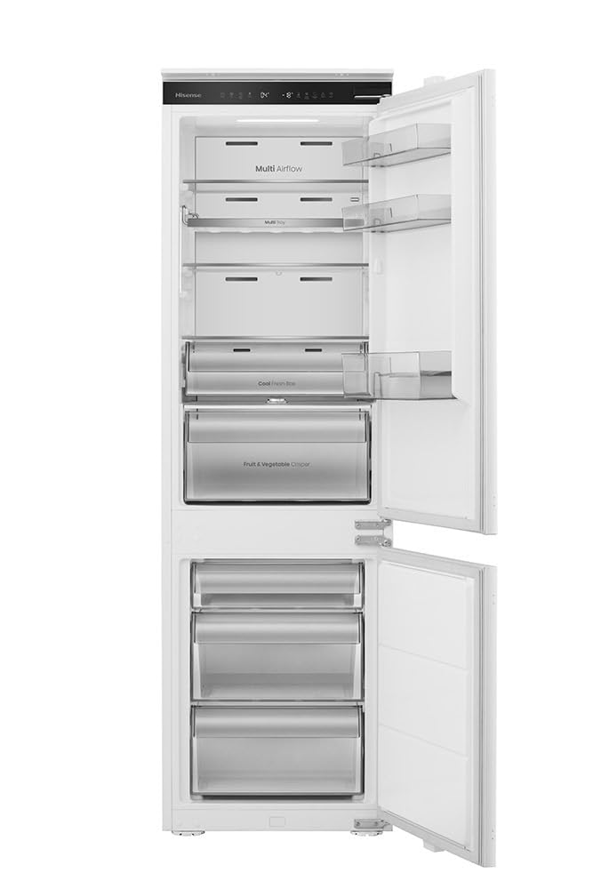 Hisense RB3B250SEWE1 - Frigorifero combinato, Installazione Incasso, 252 litri, No Frost, Classe energetica E