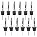 JBtek (12 Pack) Stainless Steel Classic Bottle Pourers w/Tapered Spout