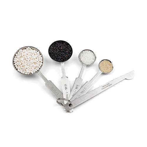 Fox Run 4828 Measuring Spoon Set, 2.25 x 5.75 x 1.25 inches, Metallic