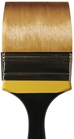 Daler Rowney System 3 Artist Acrylic Paint Brush - Large Flat Skyflow (3 Inch)