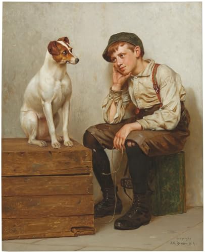 Poster animaux Admiration mutuelle George Brown, grand tableau déco pour bureau