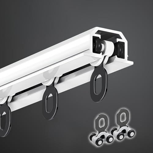 Divide sin obras con el riel de techo invisible y ajustable 2