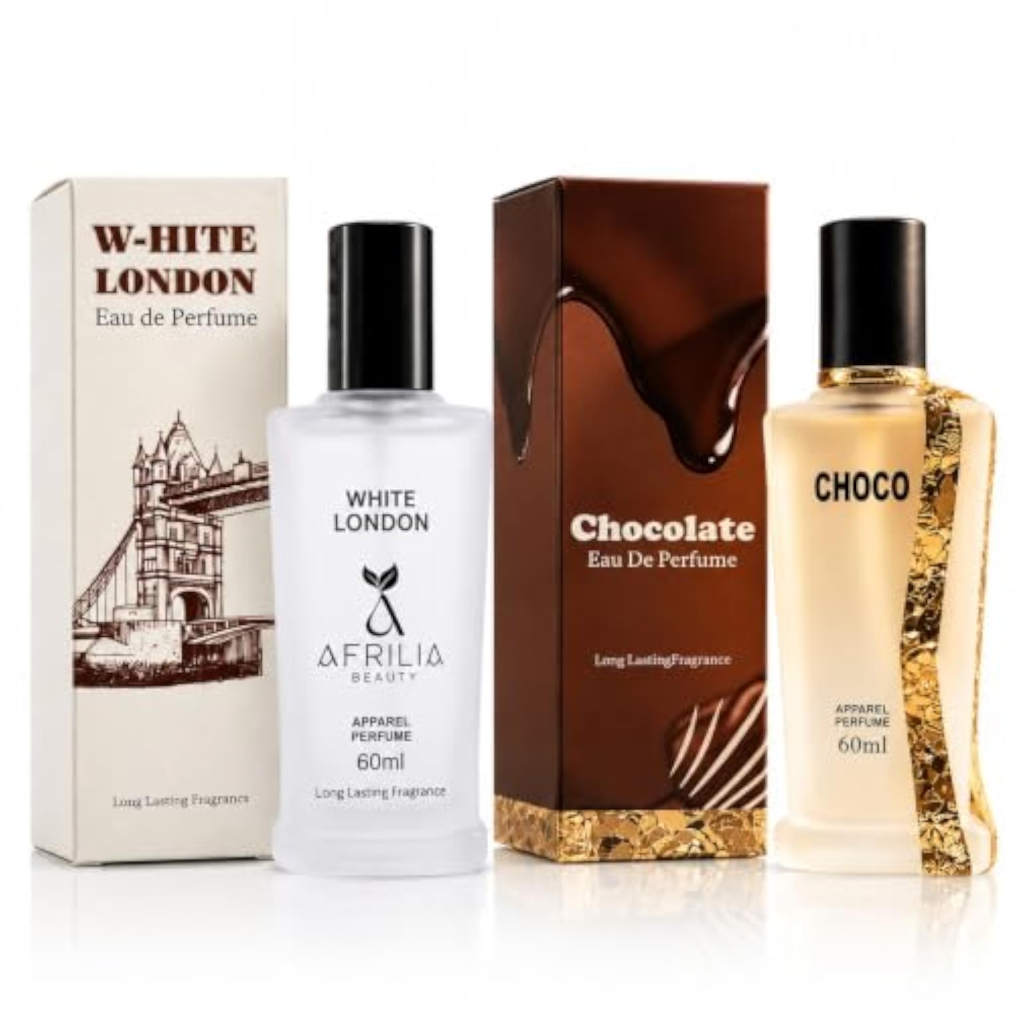 White London & Chocolate Eau De Perfume Set, 60ml x 2