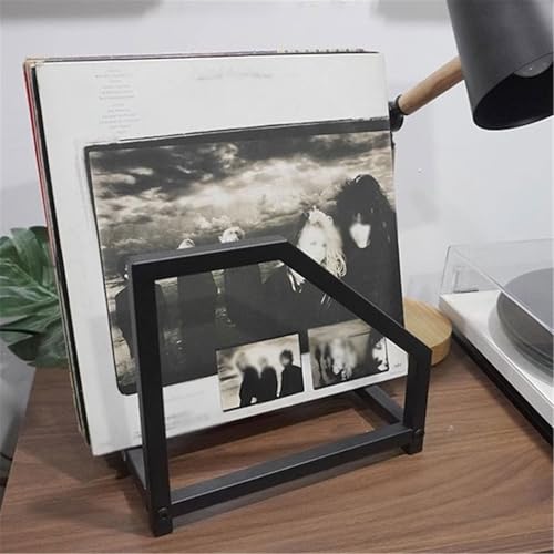Expositor de discos CD de metal con diseño premium de mesa 5