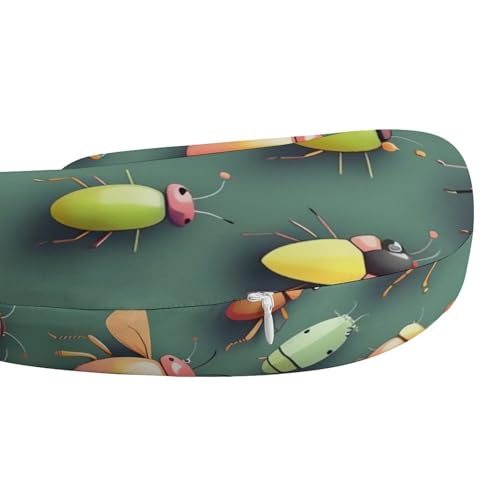 Almohada de viaje espuma viscoelástica tamaño único miniatura 4
