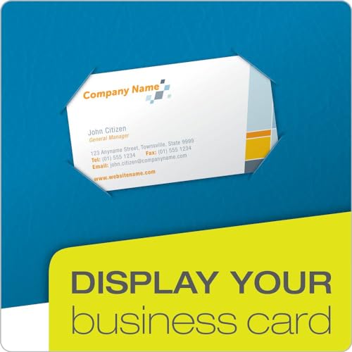 image for Oxford Twin-Pocket Folders, Textured Paper, Letter Size, Light Blue, H