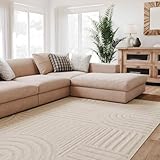 Diversité du design : 6 motifs géométriques différents, comme le design tendance en arc de cercle, font de ce tapis un accroche-regard dans n'importe quelle pièce à vivre, pour un look bohème parfait.