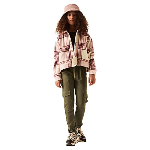 Pantalones sin mezclilla para niñas de la marca GARCIA en color neutro
