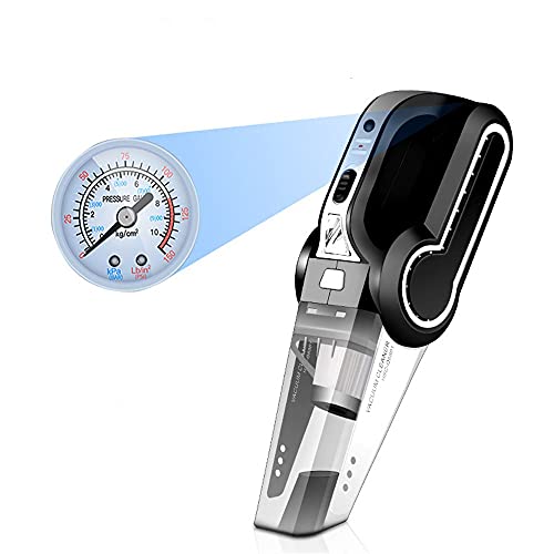 ruiyaomaoyifff Auto Vacuum CleanerHigh-Power Multifunctionele Auto Lucht PumpHigh-Power Draagbare Vier-in-One Auto stofzuiger (Color : Black) - Image 3