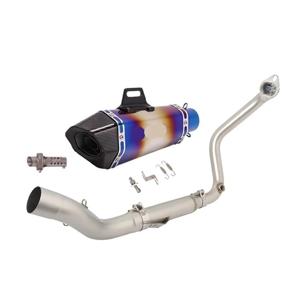 Tubo modificado GK350R para disfrutar de rutas de fin de semana con sonido deportivo 8