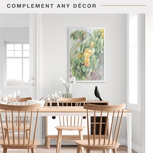 Image of MCS Foundation 20x30 Poster Frame Traditional White, Vertical & Horizontal Wall Hanging Large Picture Frame for Photos, Posters & Art Prints (1-Pack)