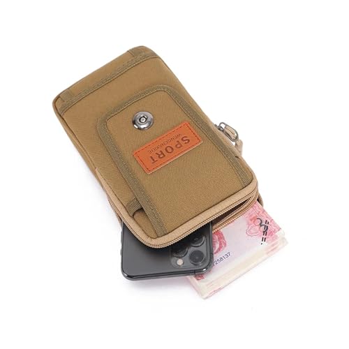 Sac banane d'extérieur unisexe marron avec rangement smartphone - 5