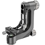 EVUMO P9 Cabezal de Trípode de Cardán, Gimbal Head de 360°, Cabezal Trípode Profesional de Fibra Carbono, con Placa de Liberación Rápida Arca-Swiss de 1/4'' y 3/8'', Carga Máxima 20kg para Cámara DSLR