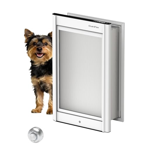Porte automatique pour chien en aluminium robuste isolée pour mur - 2