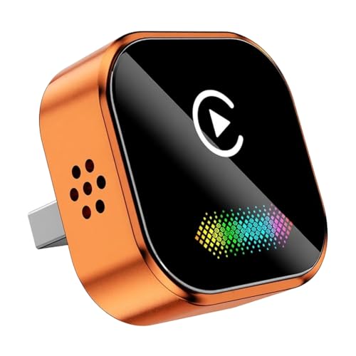 CarPlay inalámbrico 2 en 1 Jnchdghwa con luz de colores y activación por voz