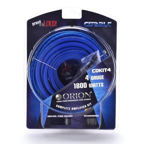 Image of ORION CBA2000.1D Monoblock Class D Amp & COKIT4 4GA Wiring Kit Bundle