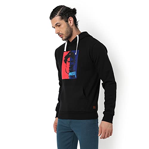 Image of CAHOOT Men's Printed Sweatshirt Regular Fit for Casual Wear | Full Sleeve | Cotton | Stylish Sweatshirt Crafted with Comfort Fit and High Performance for Everyday We