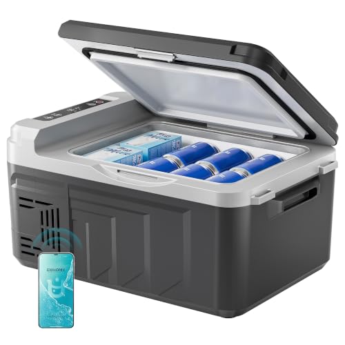 Frigo 12V EUHOMY 12 pintes contrôle app -4-68℉