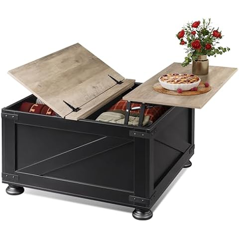 WLIVE Farmhouse Lift Top Coffee Table Cover