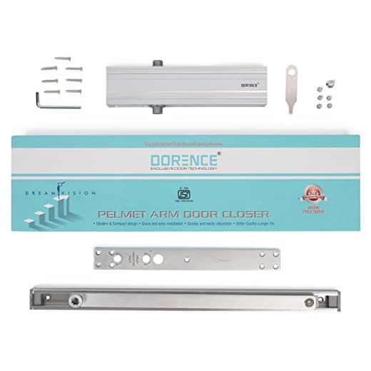 Modern Concealed Overhead Hold Open Arm Assembly Heavy Duty Automatic Door Closer - Sexy and Slick Commercial Grade Hydraulic Operated - Model DI 800S