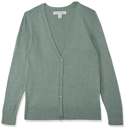 Amazon Essentials Women's Lightweight V-Neck Cardigan Sweater (Available in Plus Size)