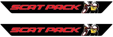 Door Guard Sills Replacement for Dodge Challenger Scat Pack,Sticker Decorative Door Entry Guard Vinyl Decal