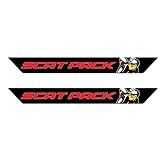 Door Guard Sills Replacement for Dodge Challenger Scat Pack,Sticker Decorative Door Entry Guard Vinyl Decal