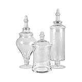 Apothecary Jar 3 Piece Set Wedding Candy Buffet