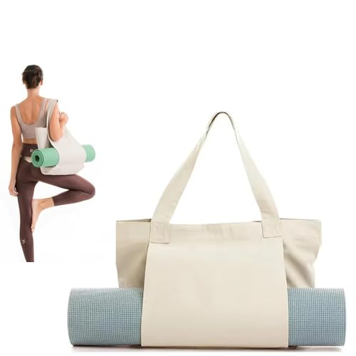 CMANLNYK Yoga Mat Bag - Large Capacity Sport Gym Bag Womens, Can Placement of Thick Yoga Pilates Mat, Essential Items for Womens Gym Set
