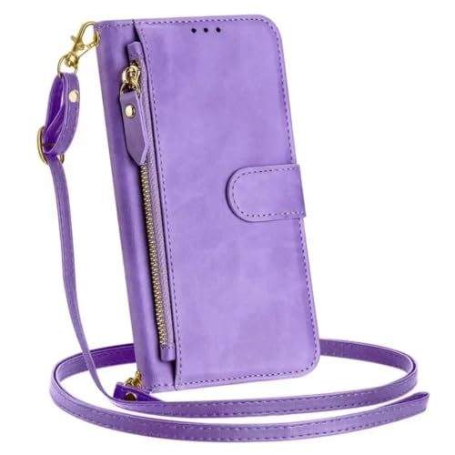 Étui Galaxy S22 5G en cuir avec sangle pour garder les mains libres en déplacement
