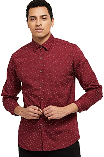 Image of Max Men's Regular Fit Printed Smart Casual Shirt
