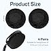 Hpmjz 4 Pairs Headphone Ear Pads Covers Stretchable Headset Earpad Cloth Cover Black Washable Headphones Cushions Earpads Sweater Cover Protectors for Over-Ear Headsets Gym Library Studying Gaming