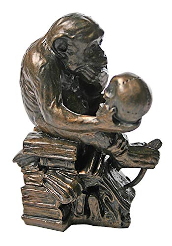 Estatua Mono con Calavera de Rheinhold 1892-93 miniatura 4