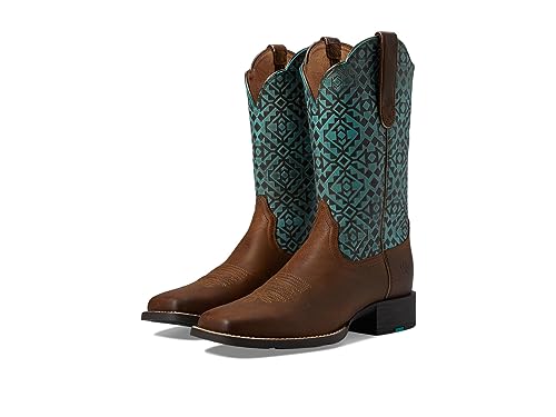 Image of Ariat Women's Round Up Wide Square Toe Western Boot