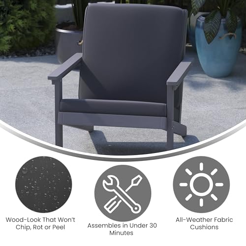 Taylor-Logan-Charlestown-All-Weather-Poly-Resin-Wood-Adirondack-Style-Deep-Seat-Patio-Club-Chair-with-Cushions-GrayGray Taylor Logan Charlestown All Weather Poly Resin Wood Adirondack Style Deep Seat Patio Club Chair with Cushions GrayGray