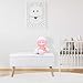 Relaxdays Banco Almacenamiento 40 L, Pino, Blanco, 40 x 80 x 39,5...